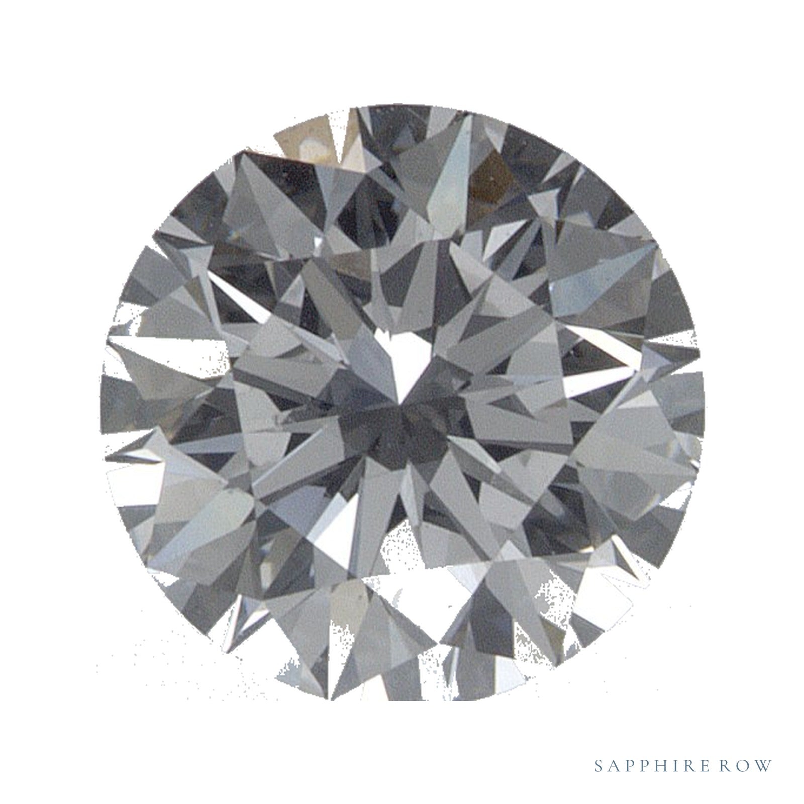 0.95 ct lab-grown diamond, round cut | Sapphire Row · cut4