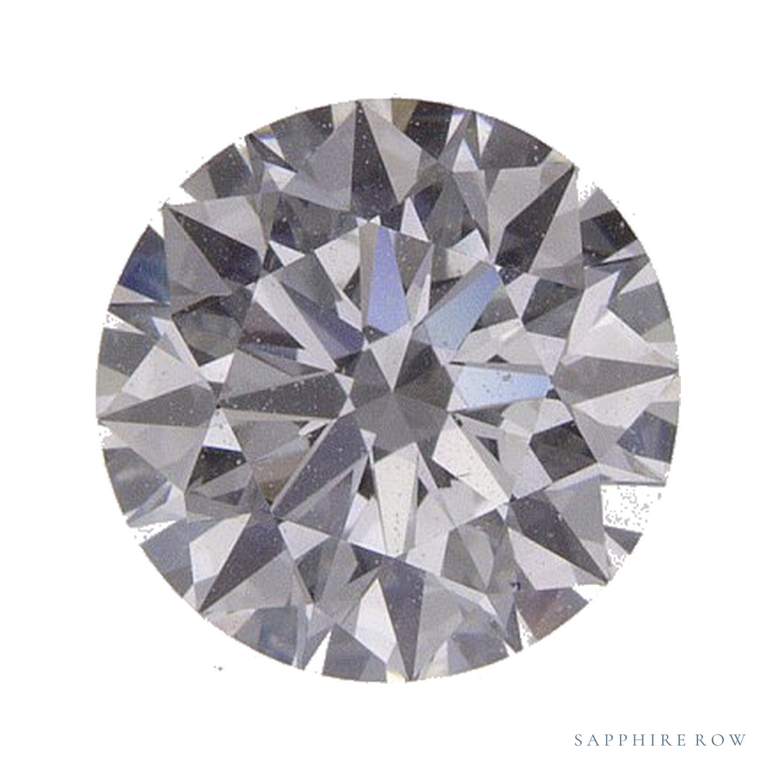 0.95 ct lab-grown diamond, round cut | Sapphire Row · cut4
