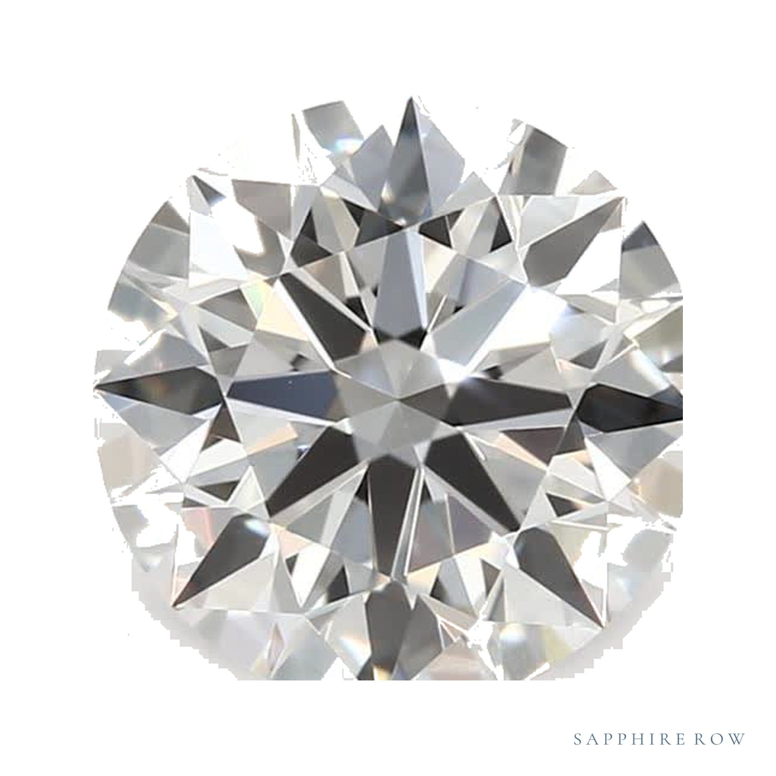 0.94 ct lab-grown diamond, round cut | Sapphire Row · cut4