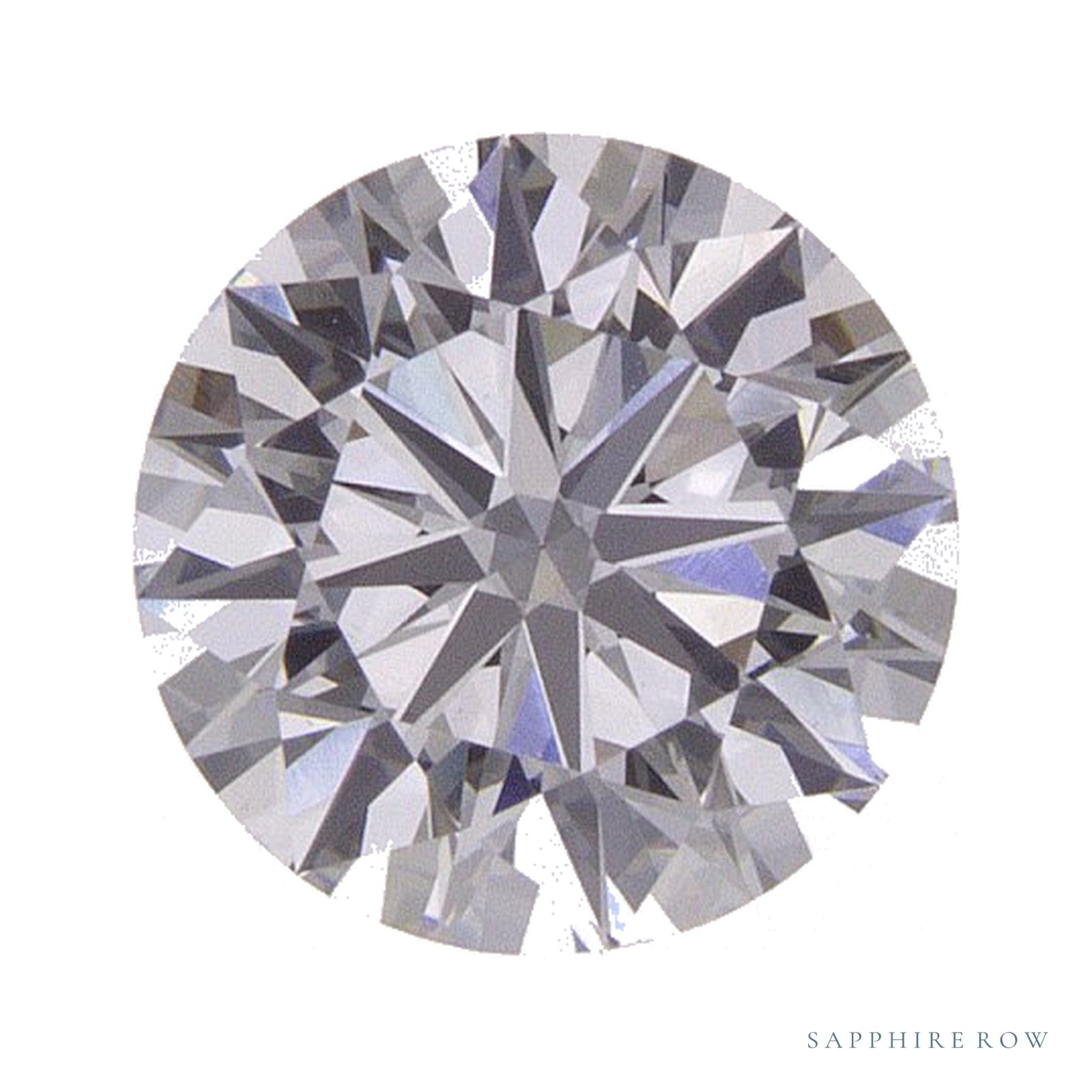 0.94 ct lab-grown diamond, round cut | Sapphire Row · cut4