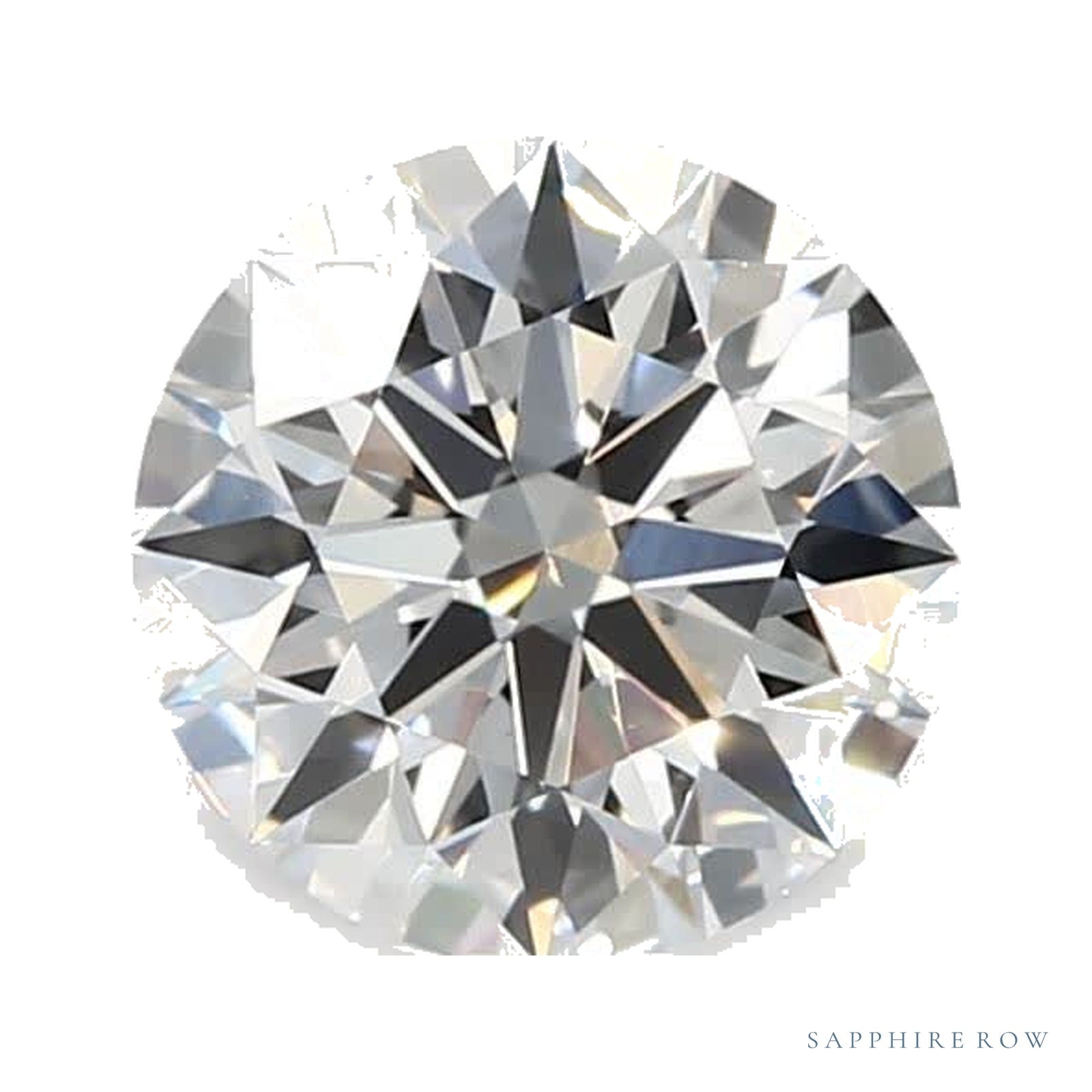 0.93 ct lab-grown diamond, round cut | Sapphire Row · cut4