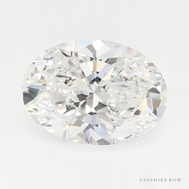 0.93 ct lab-grown diamond, oval cut | Sapphire Row · cut7