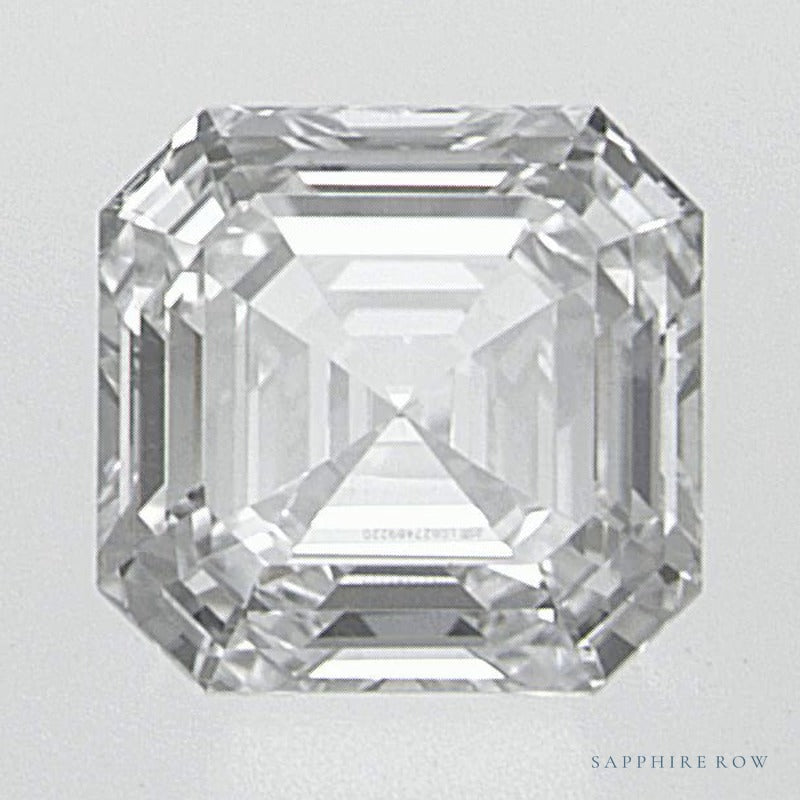 0.93 ct lab-grown diamond, asscher cut | Sapphire Row · cut7