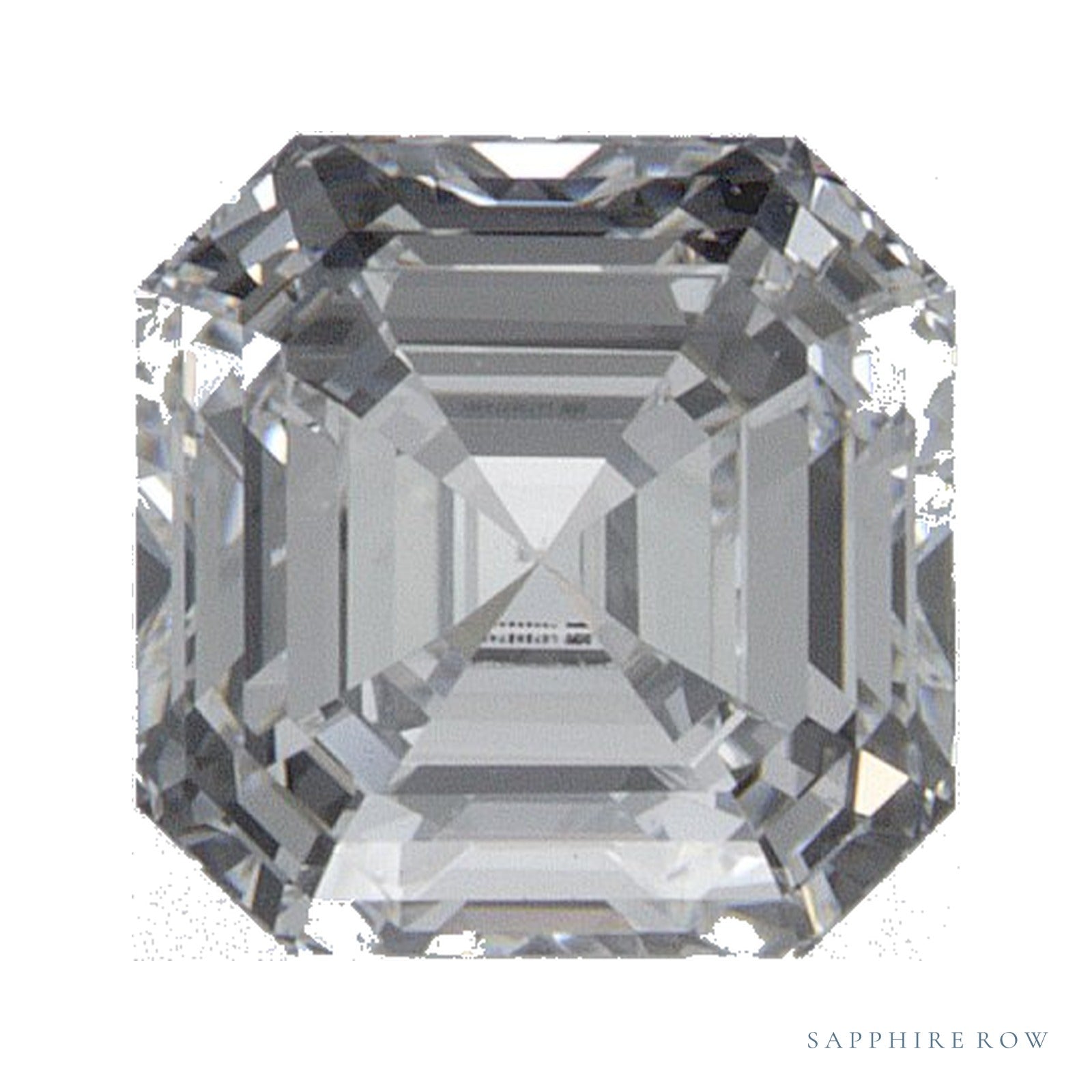 0.93 ct Asscher Lab-Grown Diamond – D VS1 — Sapphire Row · cut · cut3 · cut4