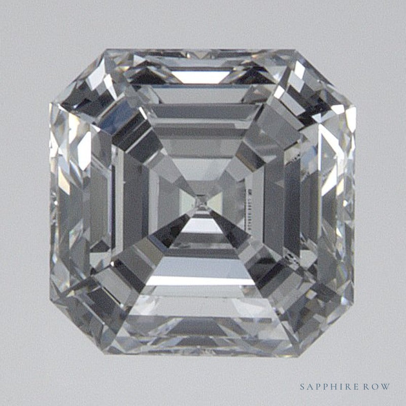 0.93 ct lab-grown diamond, asscher cut | Sapphire Row · cut7
