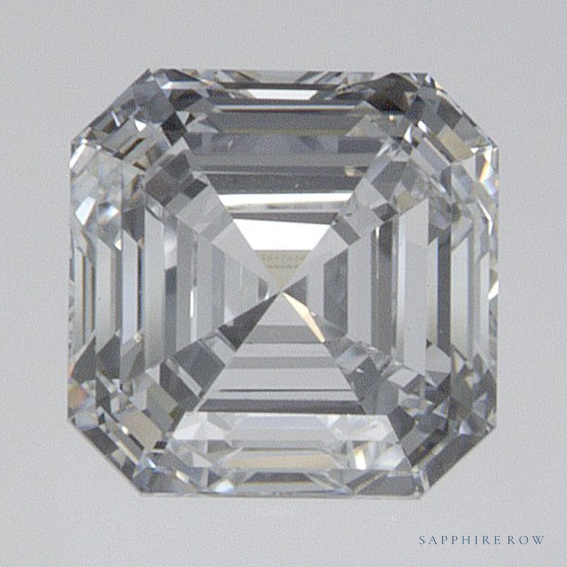 0.93 ct lab-grown diamond, asscher cut | Sapphire Row · cut7