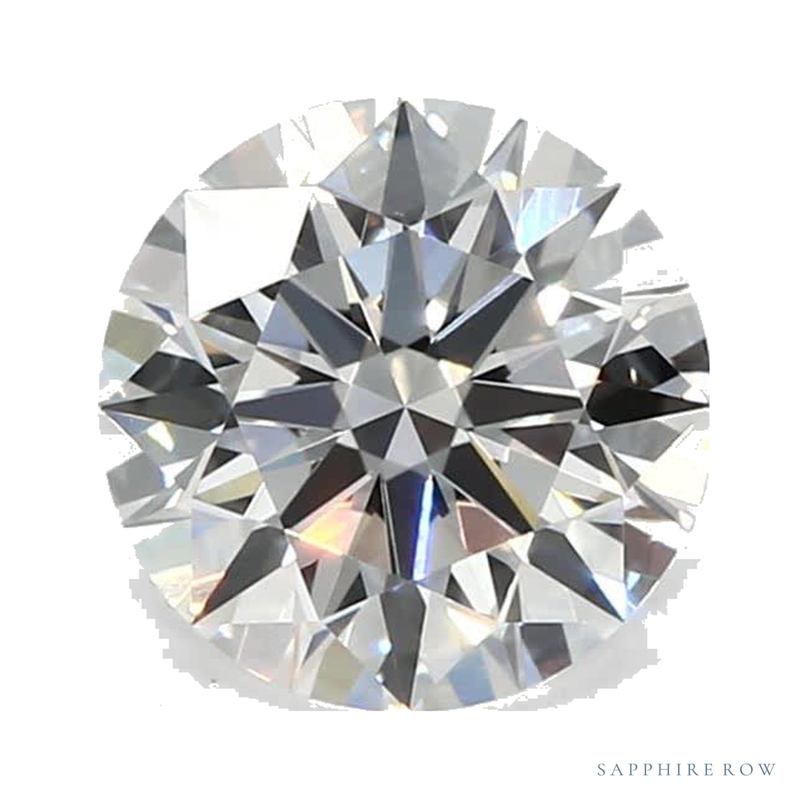 0.92 ct Round Lab-Grown Diamond – E VS1 — Sapphire Row · cut · cut3 · cut4