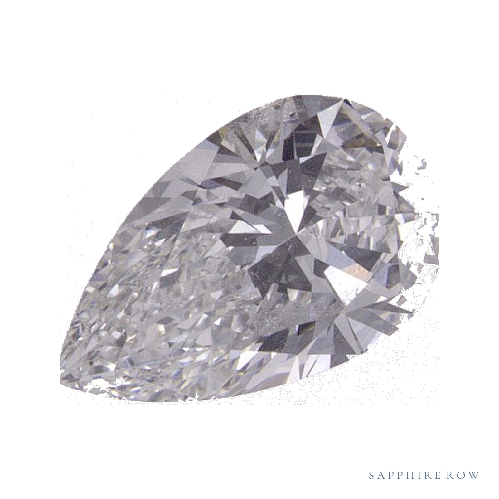 0.92 ct lab-grown diamond, pear cut | Sapphire Row · cut4