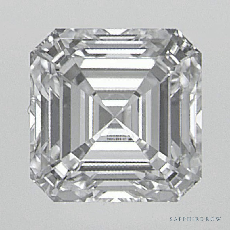 0.92 ct lab-grown diamond, asscher cut | Sapphire Row · cut7
