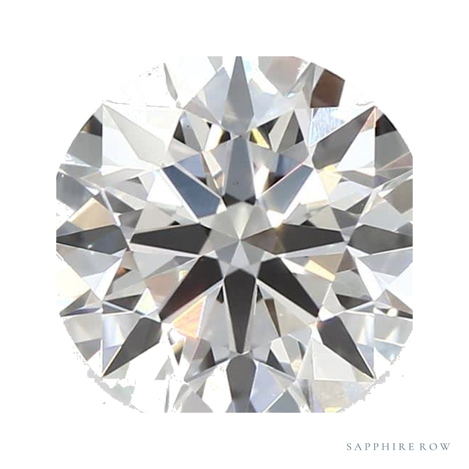 0.91 ct Round Lab-Grown Diamond – E VS1 — Sapphire Row · cut · cut3 · cut4