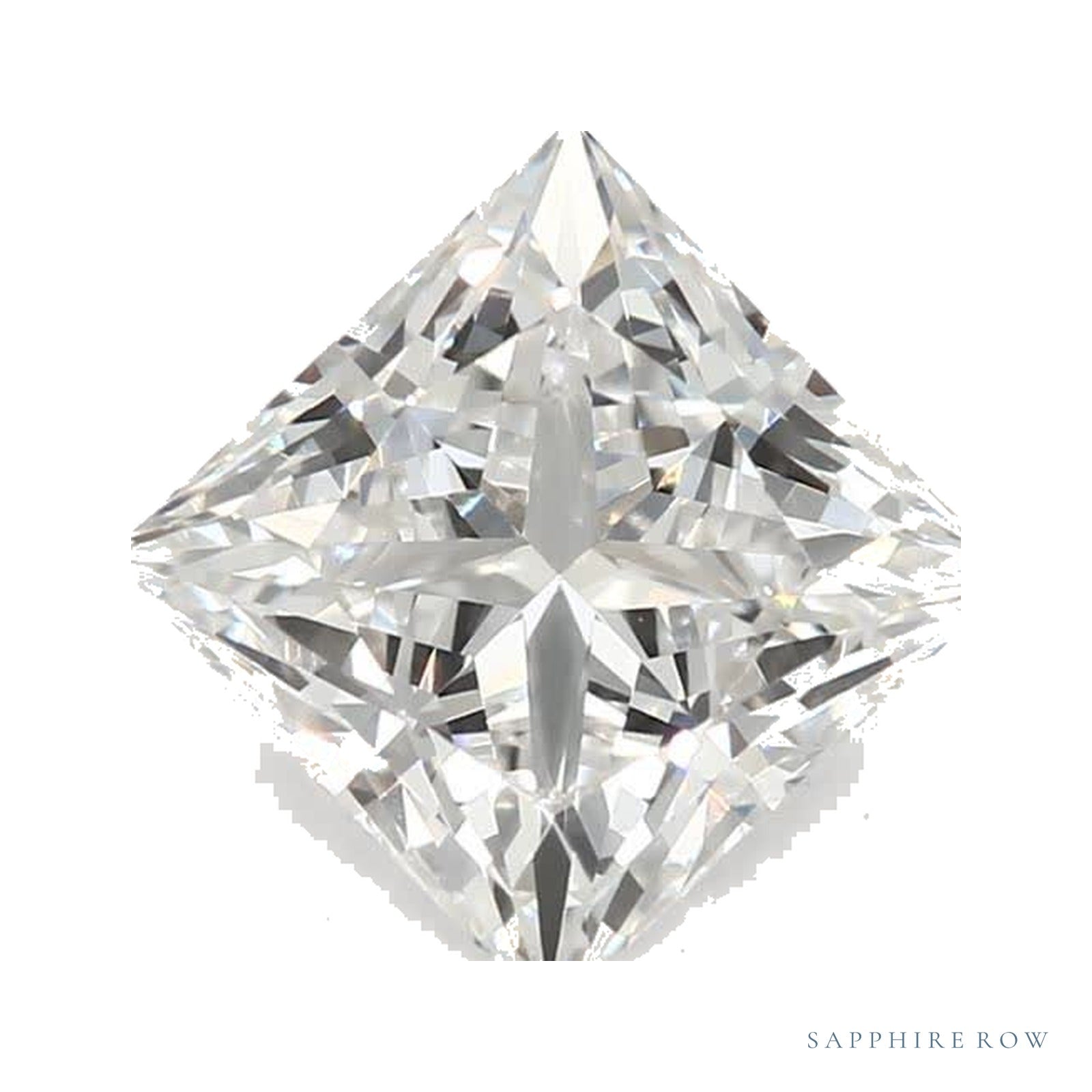 0.91 ct Square Lab-Grown Diamond – E VS1 — Sapphire Row · cut · cut3 · cut4