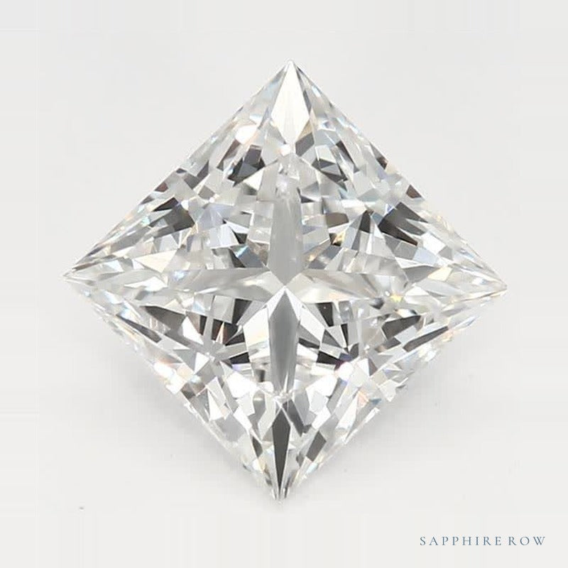 0.91 ct lab-grown diamond, square cut | Sapphire Row · cut7