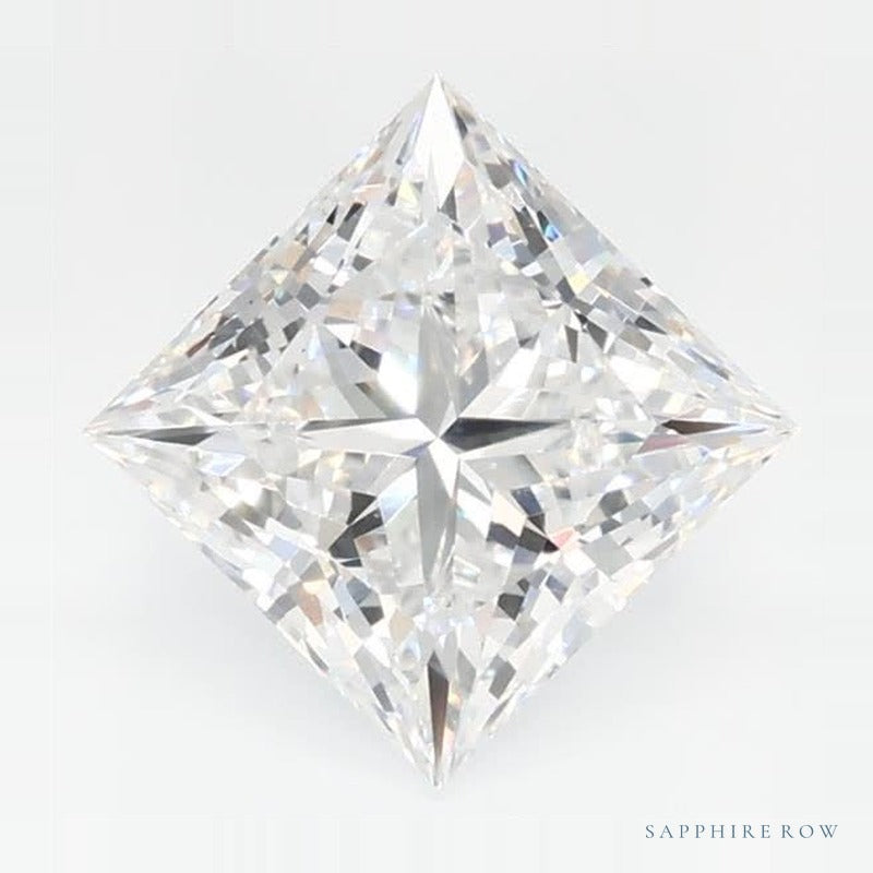 0.91 ct lab-grown diamond, square cut | Sapphire Row · cut7