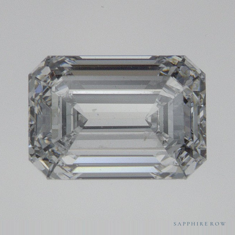 0.91 ct lab-grown diamond, emerald cut | Sapphire Row · cut7