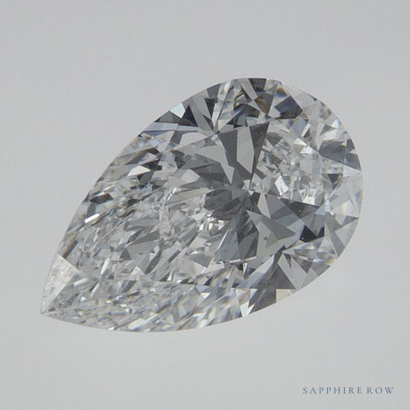 0.91 ct lab-grown diamond, pear cut | Sapphire Row · cut7