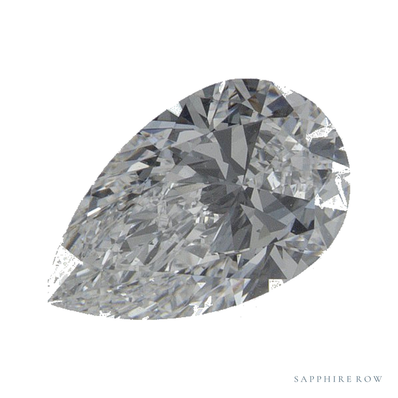 0.91 ct Pear Lab-Grown Diamond – D VS1 — Sapphire Row · cut · cut3 · cut4