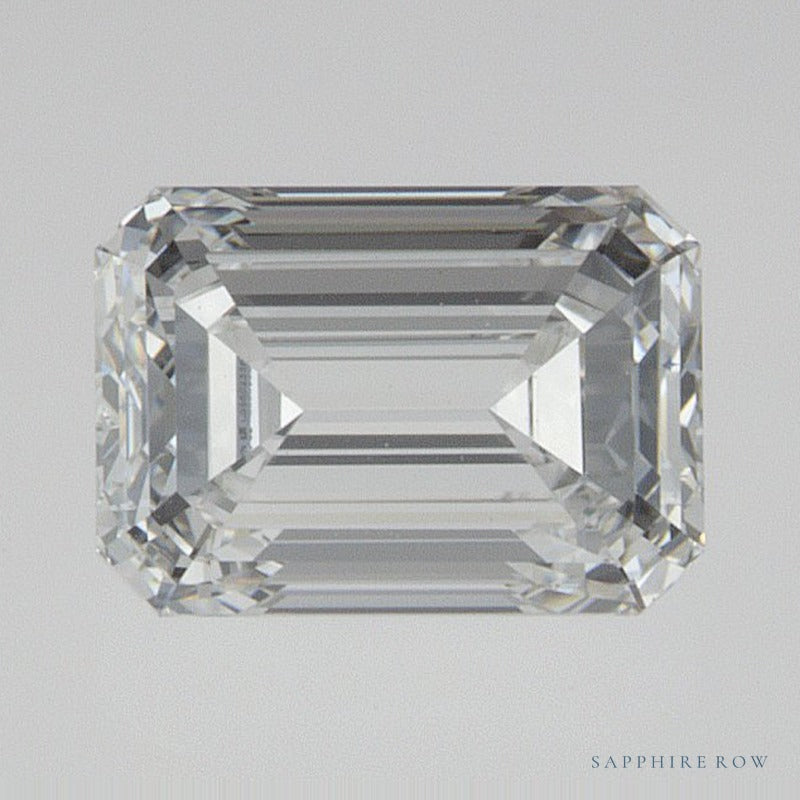 0.91 ct lab-grown diamond, emerald cut | Sapphire Row · cut6