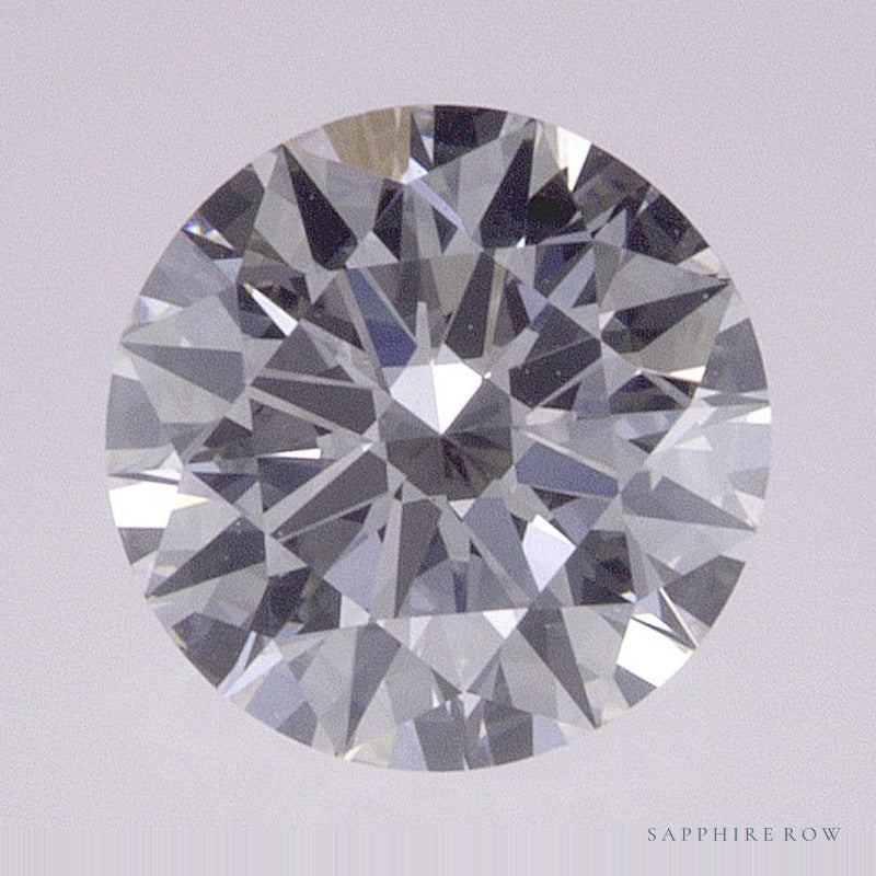 0.91 ct lab-grown diamond, round cut | Sapphire Row · cut7