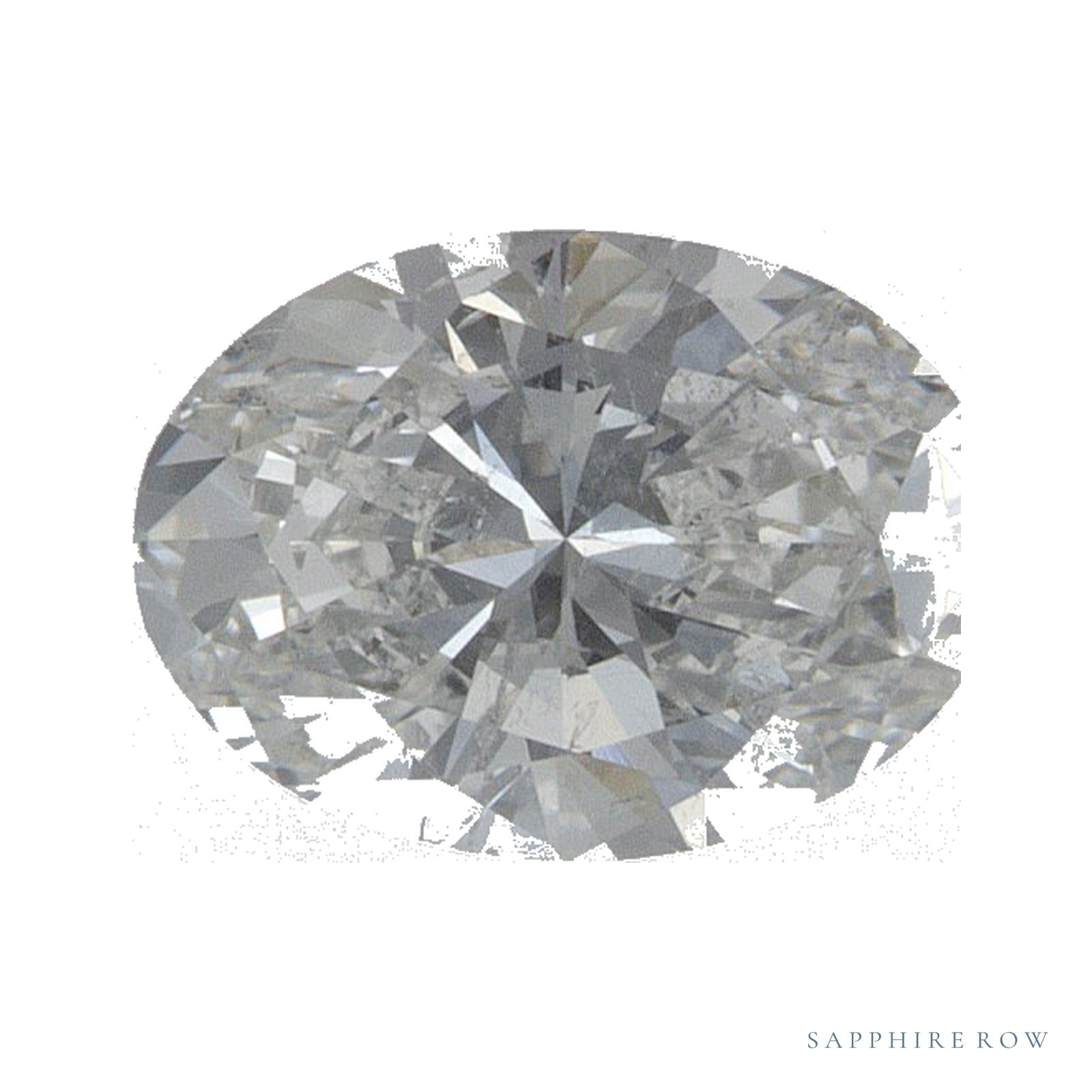 0.90 ct Oval Natural Diamond – F SI2 — Sapphire Row · cut · cut3 · cut4