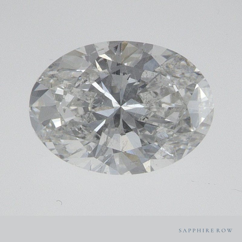 0.90 ct natural diamond, oval cut | Sapphire Row · cut6