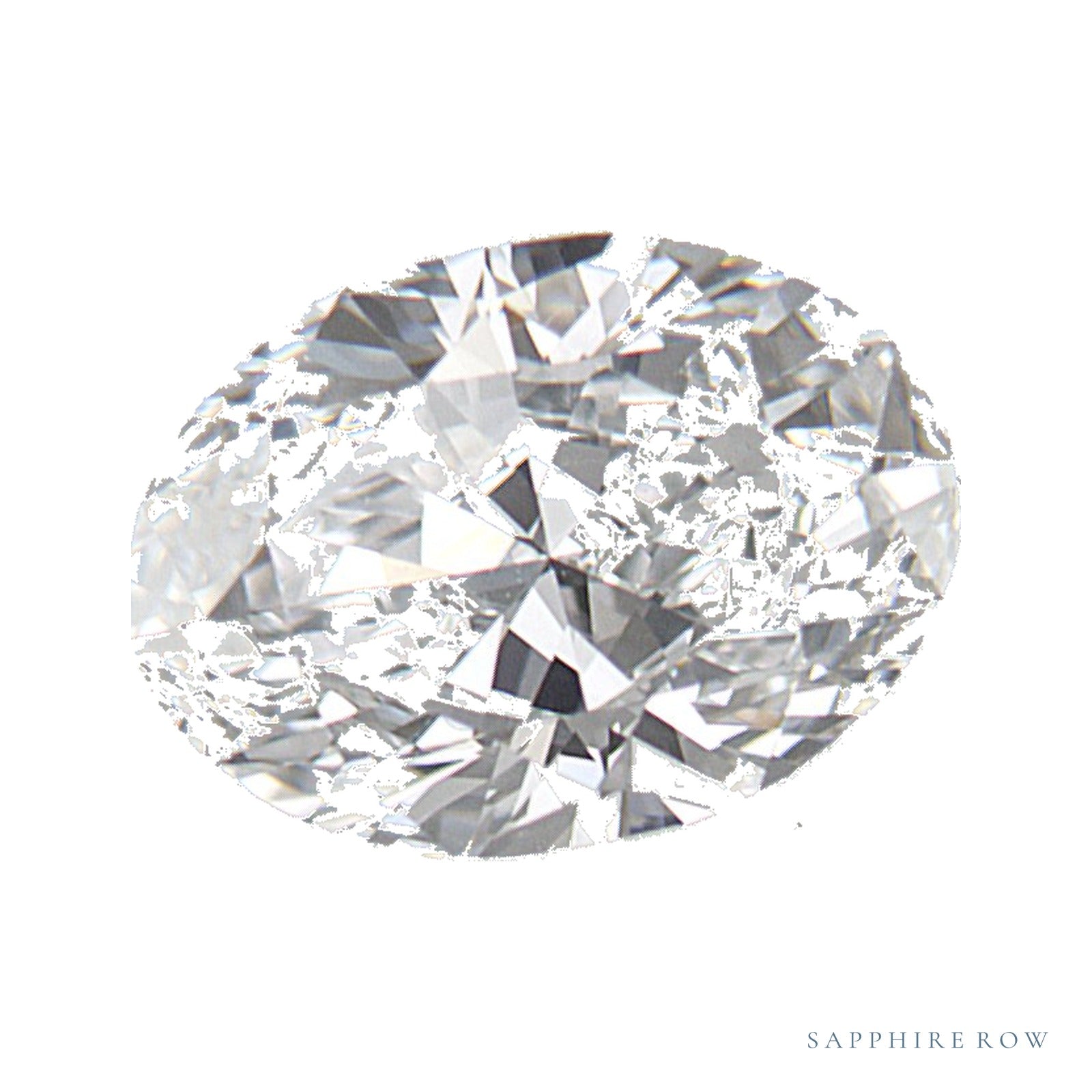 0.90 ct natural diamond, oval cut | Sapphire Row · cut4