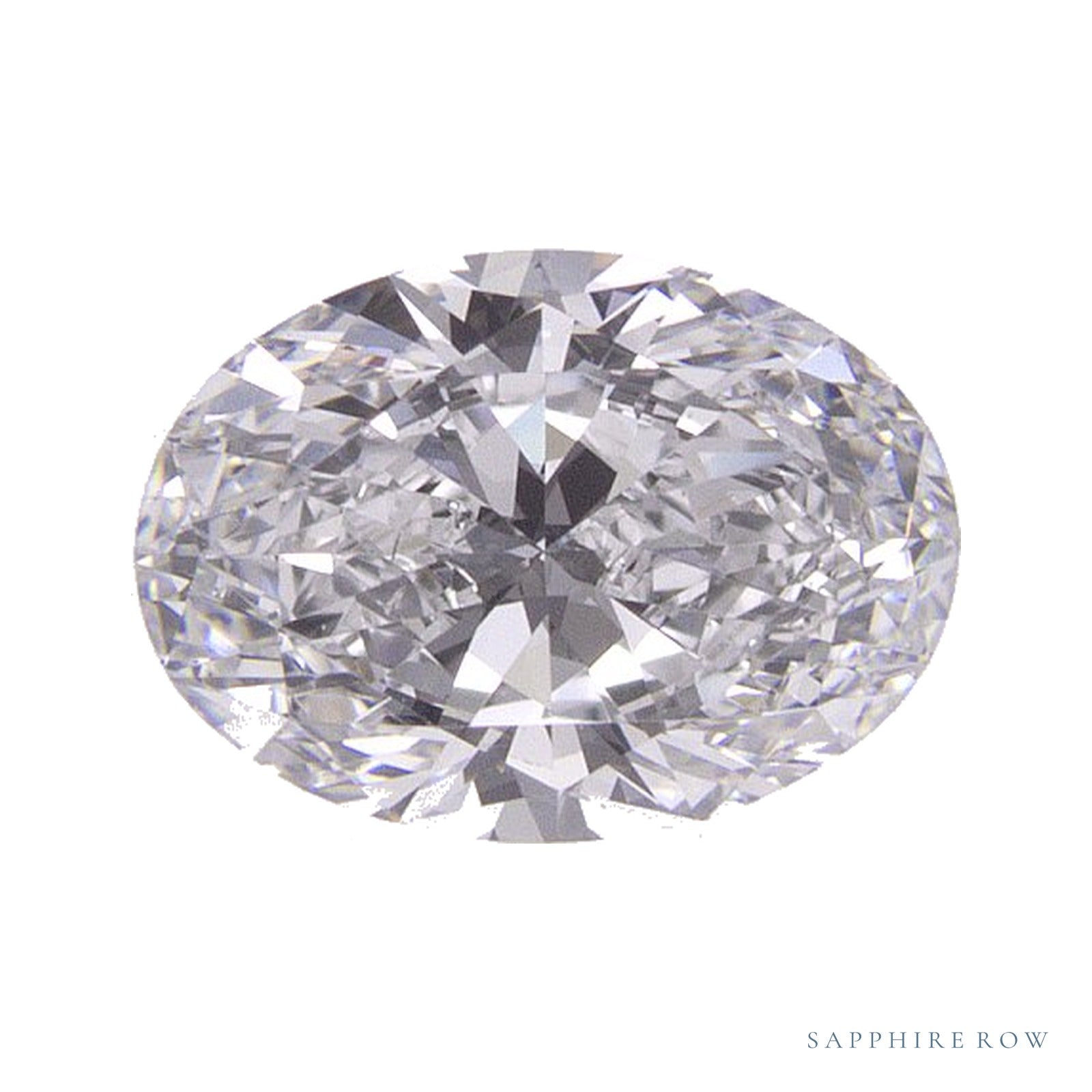 0.90 ct Oval Natural Diamond – D VS2 — Sapphire Row · cut · cut3 · cut4