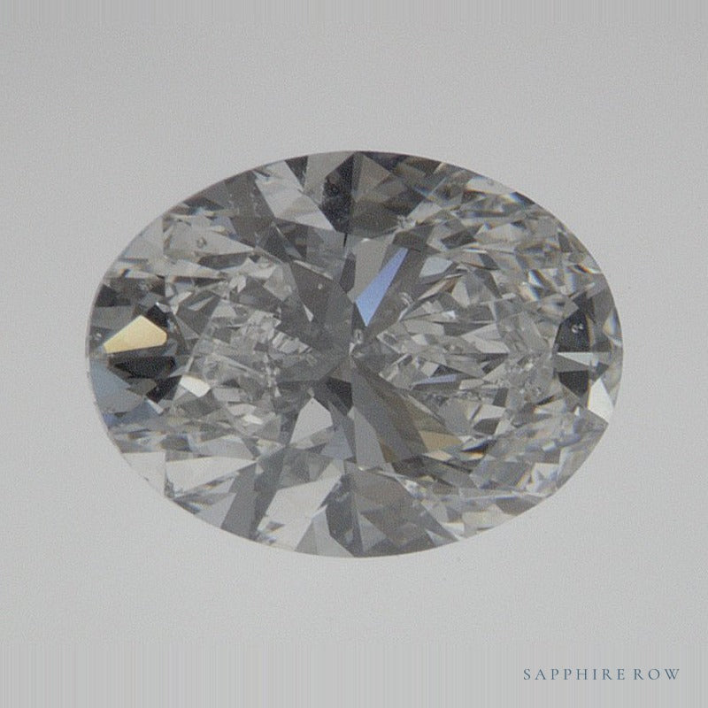 0.90 ct natural diamond, oval cut | Sapphire Row · cut7