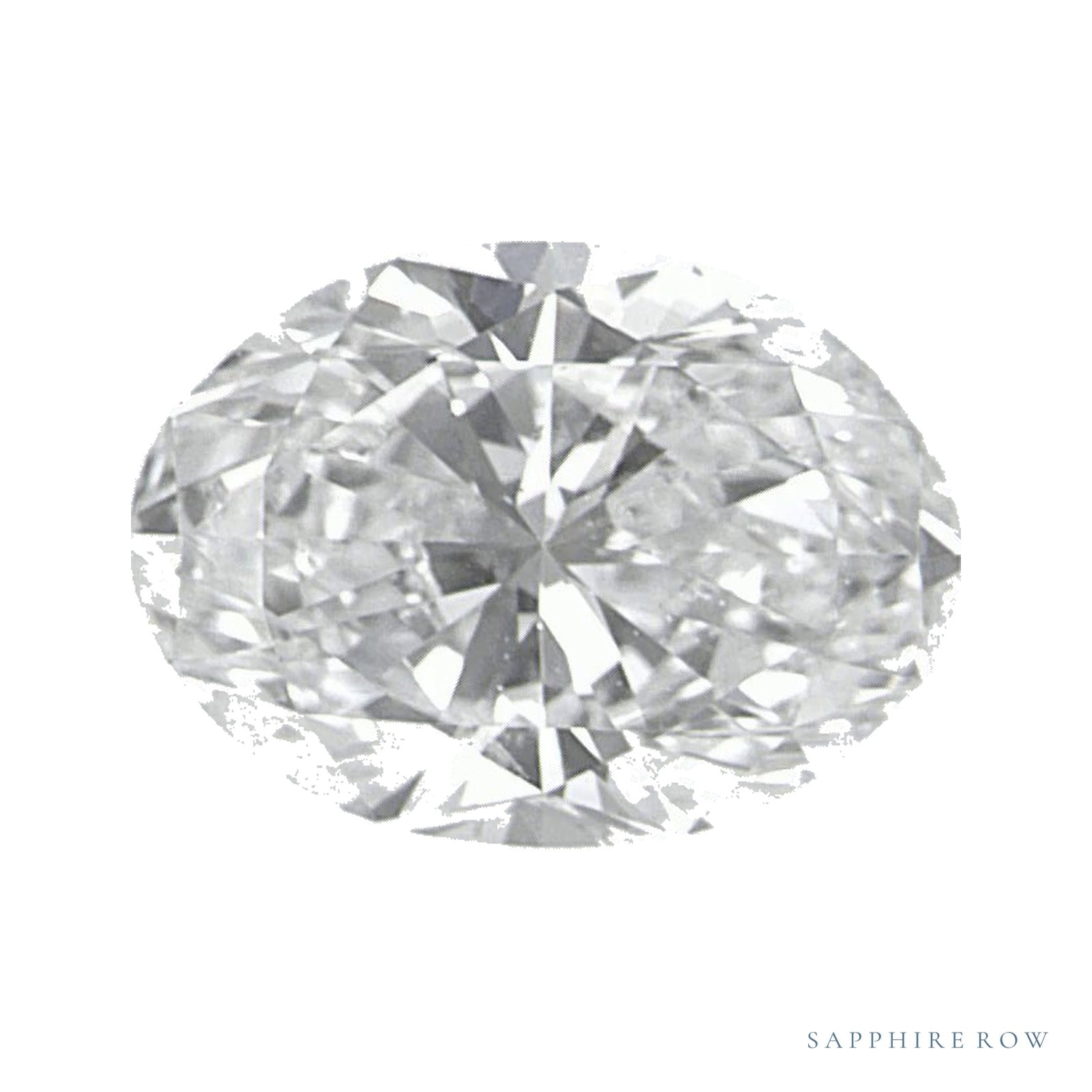 0.90 ct natural diamond, oval cut | Sapphire Row · cut4