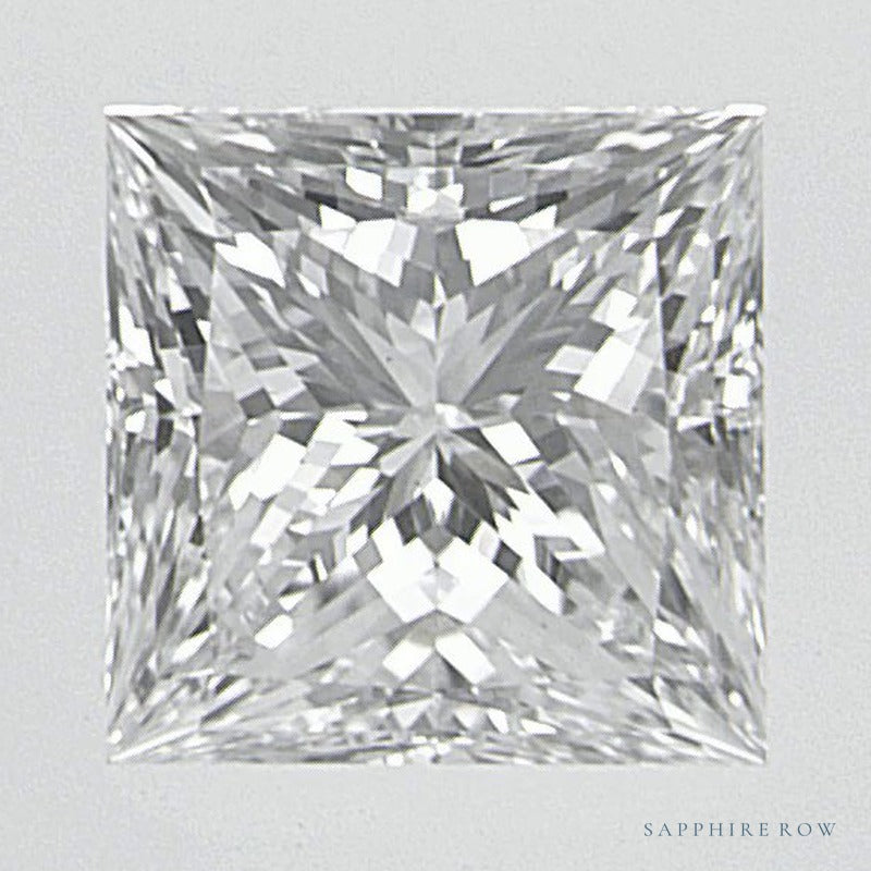 0.90 ct natural diamond, square cut | Sapphire Row · cut7