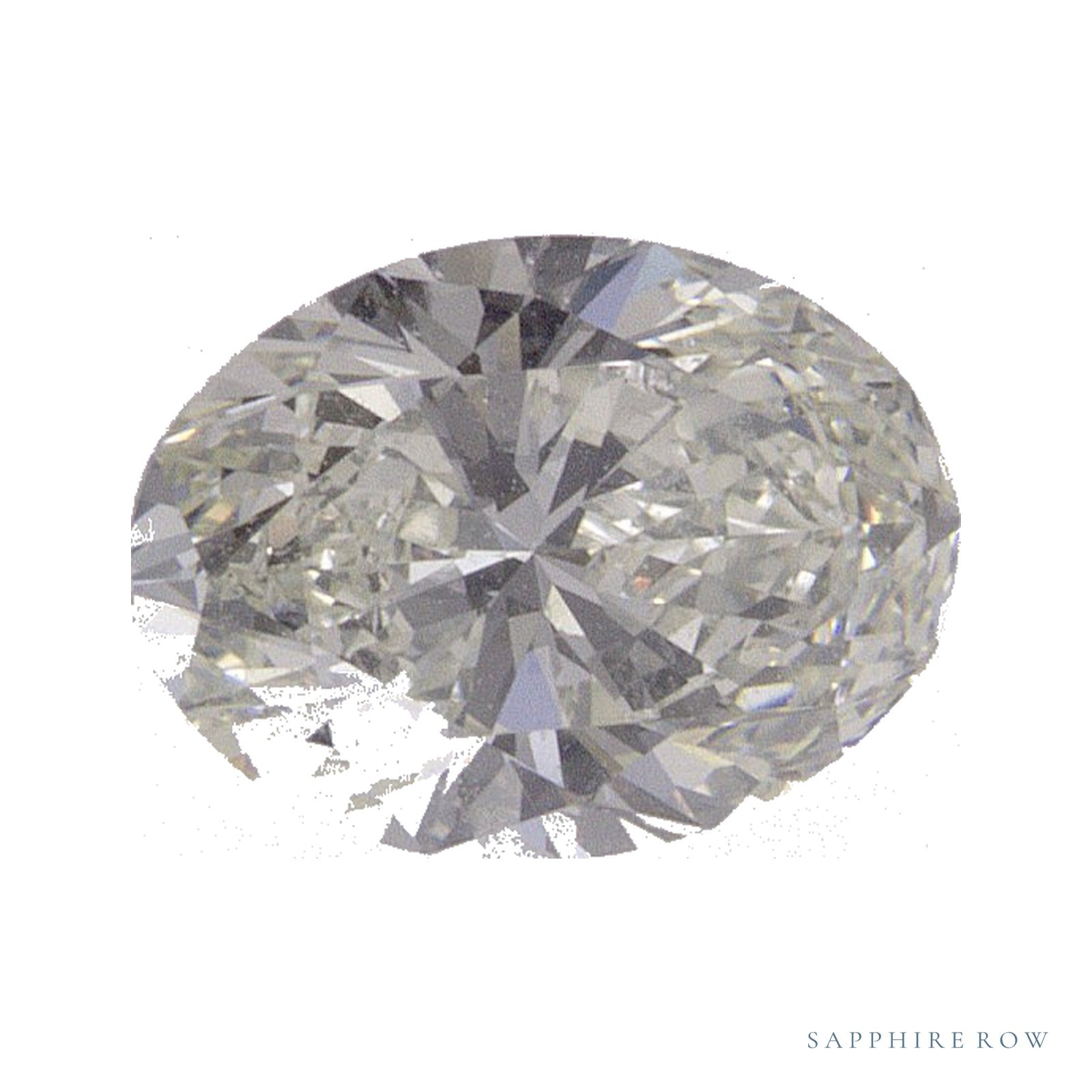 0.90 ct natural diamond, oval cut | Sapphire Row · cut4