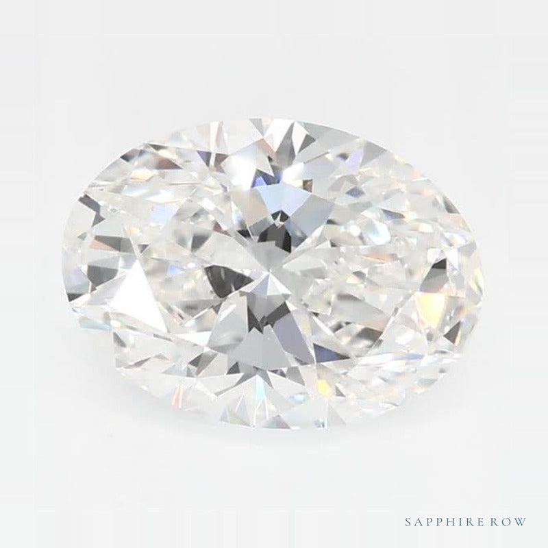0.90 ct lab-grown diamond, oval cut | Sapphire Row · cut6
