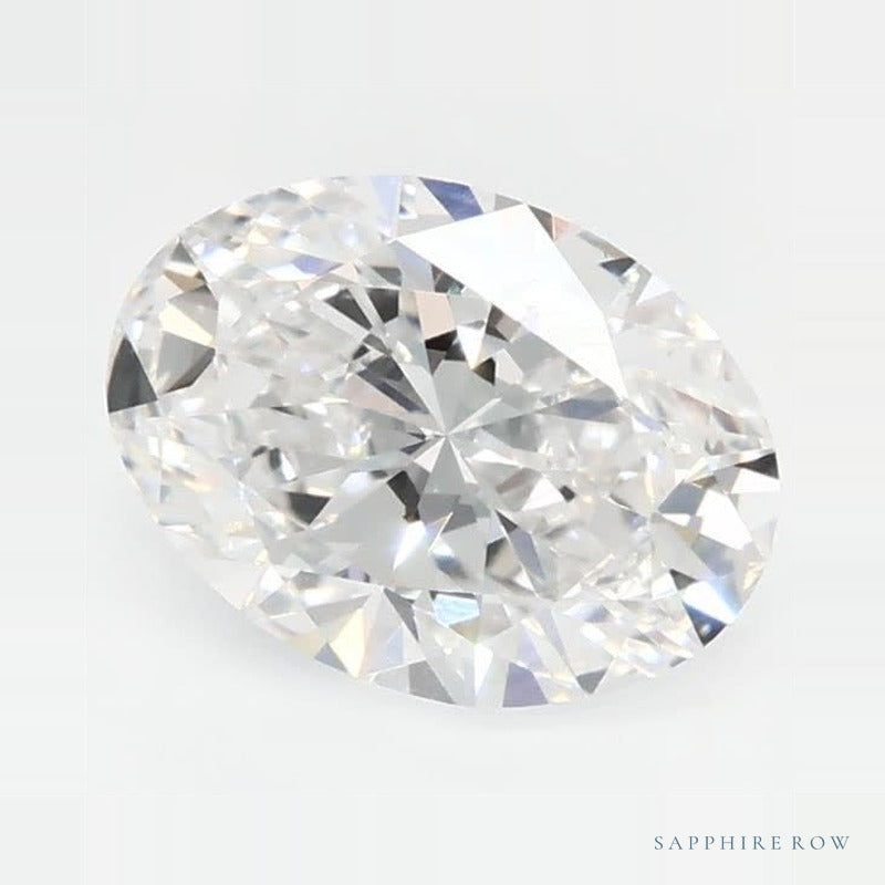 0.90 ct lab-grown diamond, oval cut | Sapphire Row · cut6