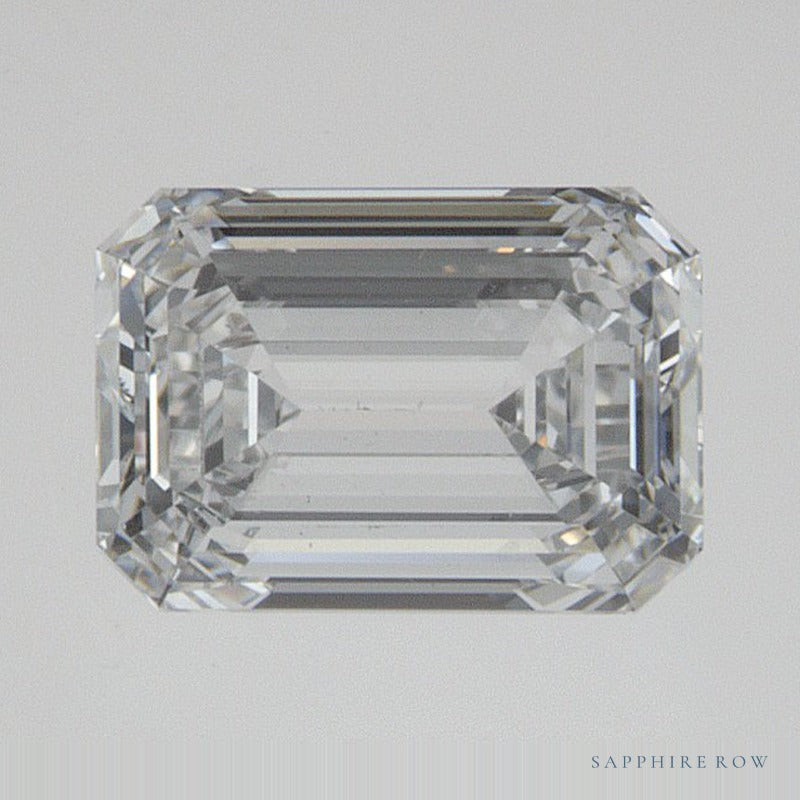 0.90 ct lab-grown diamond, emerald cut | Sapphire Row · cut6