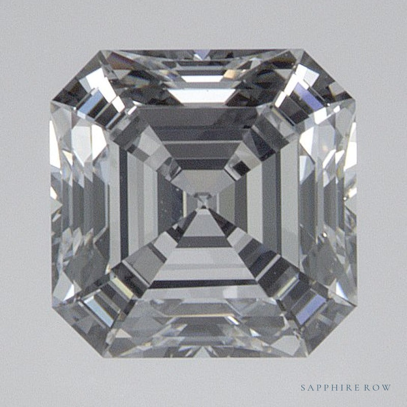 0.90 ct lab-grown diamond, asscher cut | Sapphire Row · cut7