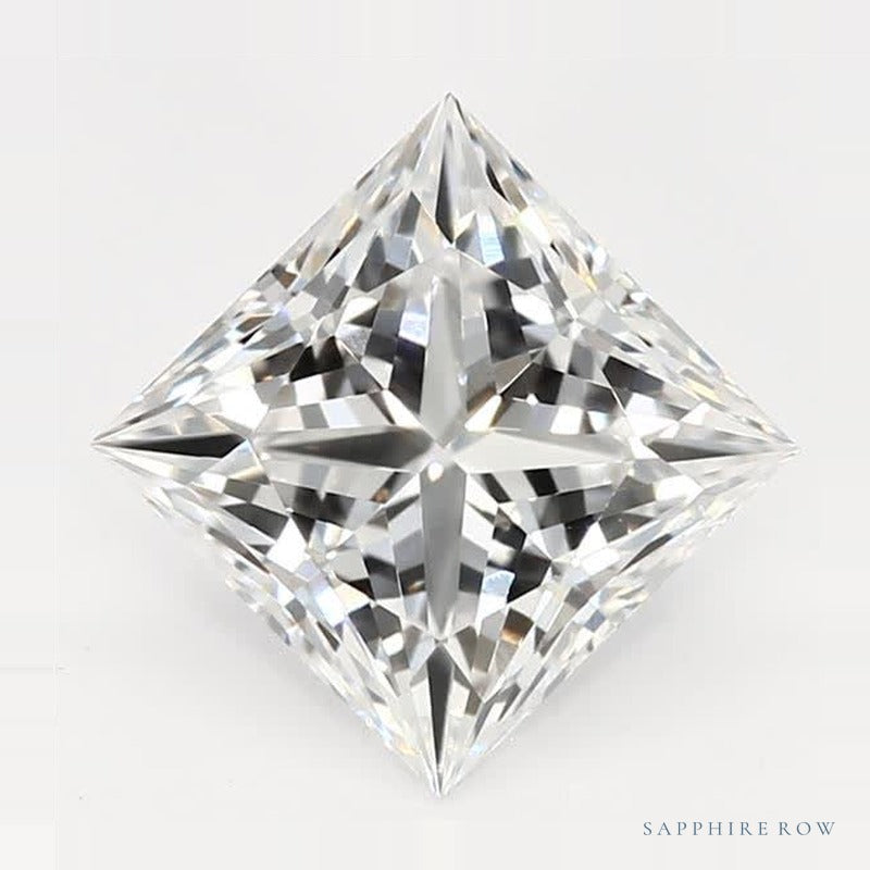 0.89 ct lab-grown diamond, square cut | Sapphire Row · cut7