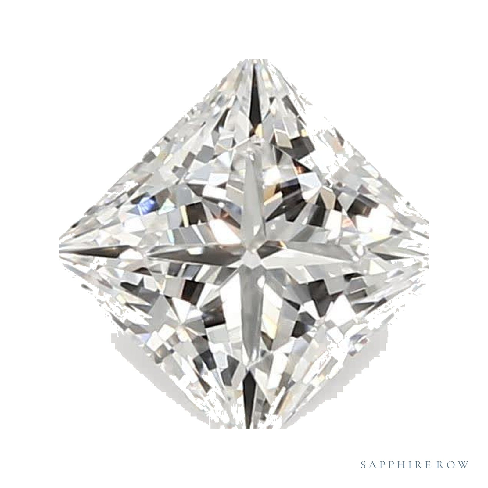 0.88 ct Square Lab-Grown Diamond – E VS1 — Sapphire Row · cut · cut3 · cut4