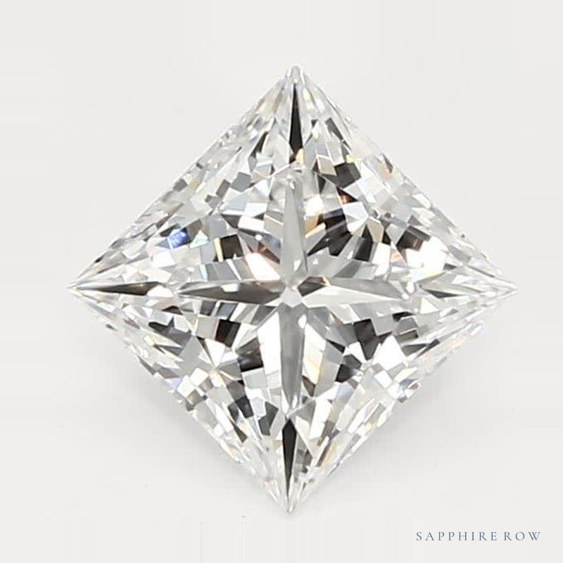 0.88 ct lab-grown diamond, square cut | Sapphire Row · cut7