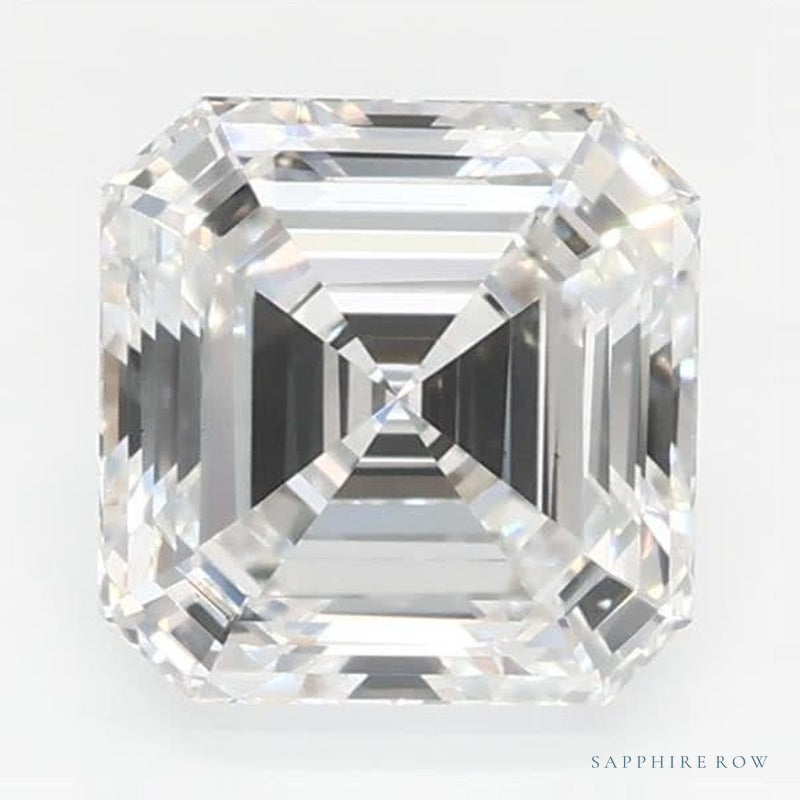 0.88 ct lab-grown diamond, asscher cut | Sapphire Row · cut7
