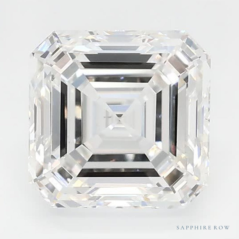 0.88 ct lab-grown diamond, asscher cut | Sapphire Row · cut7