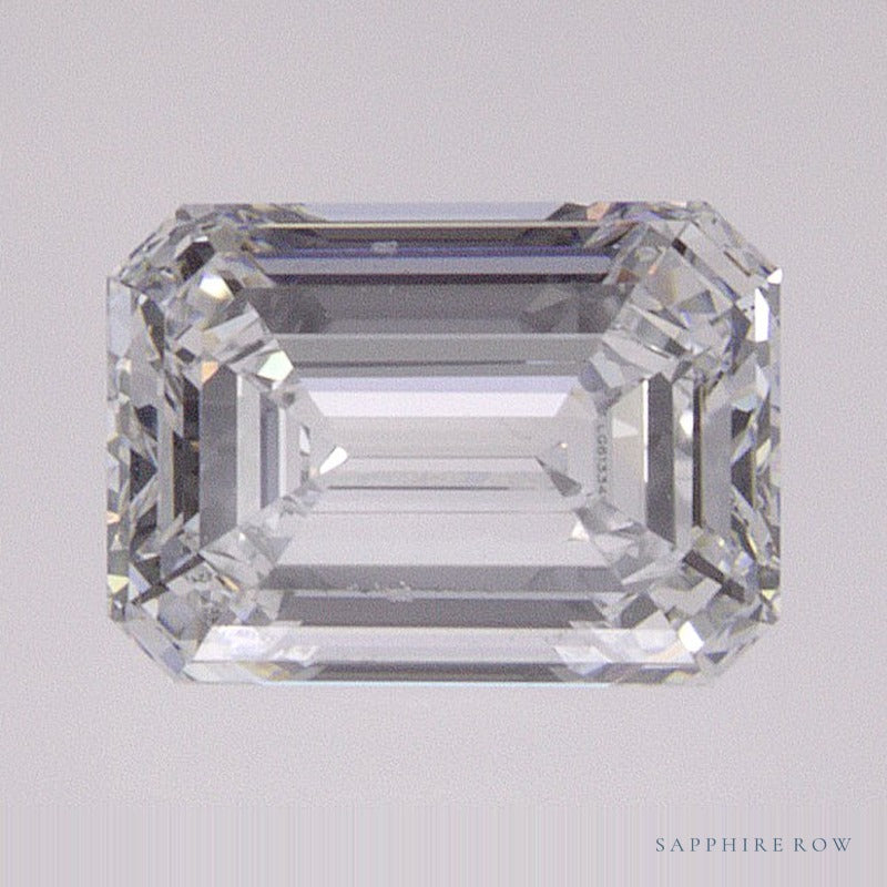 0.88 ct lab-grown diamond, emerald cut | Sapphire Row · cut6