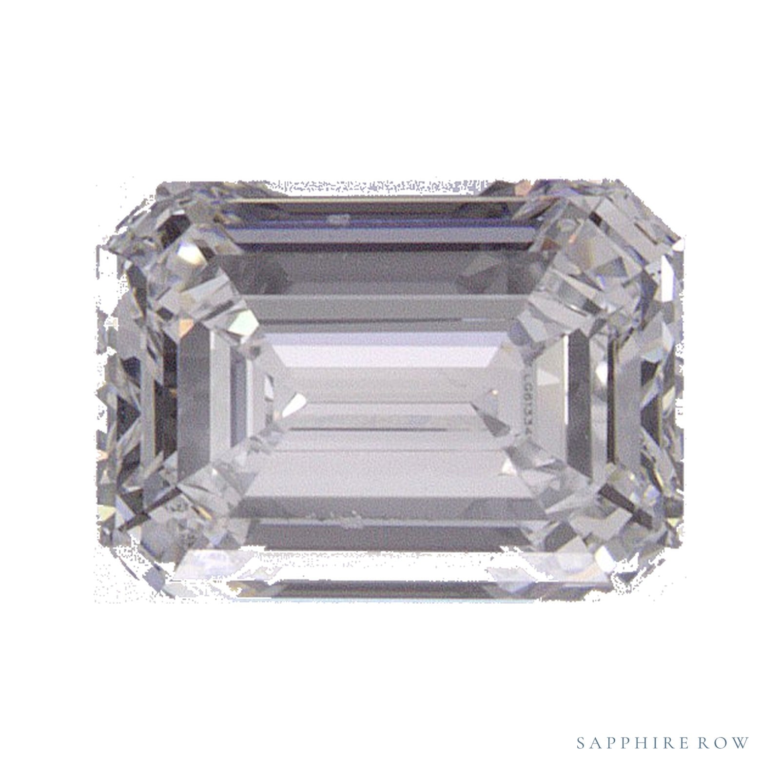0.88 ct lab-grown diamond, emerald cut | Sapphire Row · cut4
