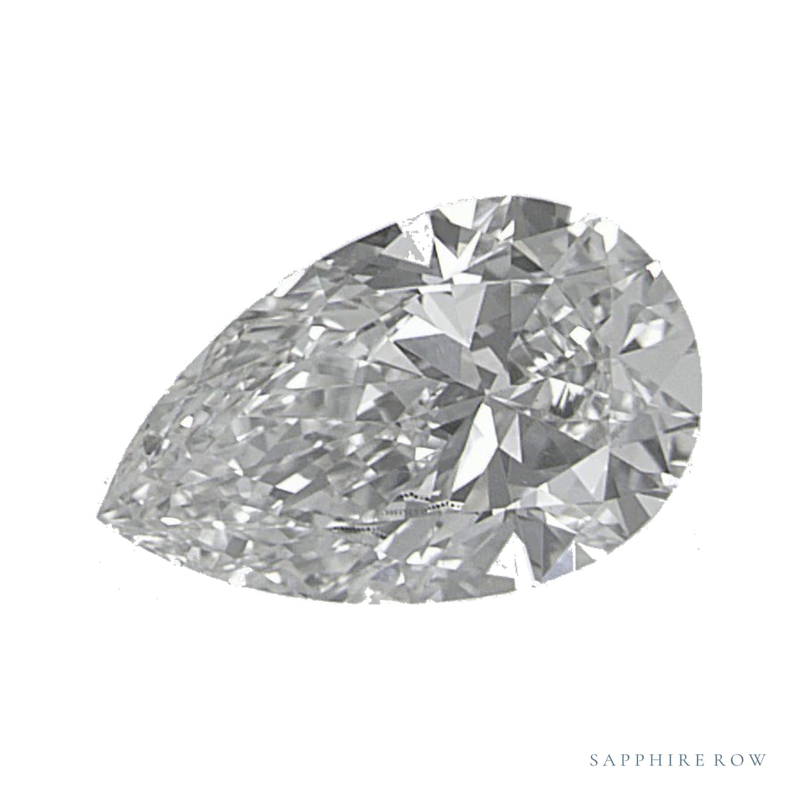 0.87 ct Pear Lab-Grown Diamond – F VS1 — Sapphire Row · cut · cut3 · cut4