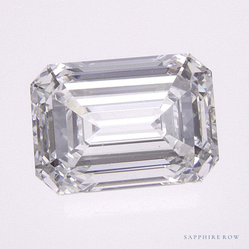 0.87 ct lab-grown diamond, emerald cut | Sapphire Row · cut6