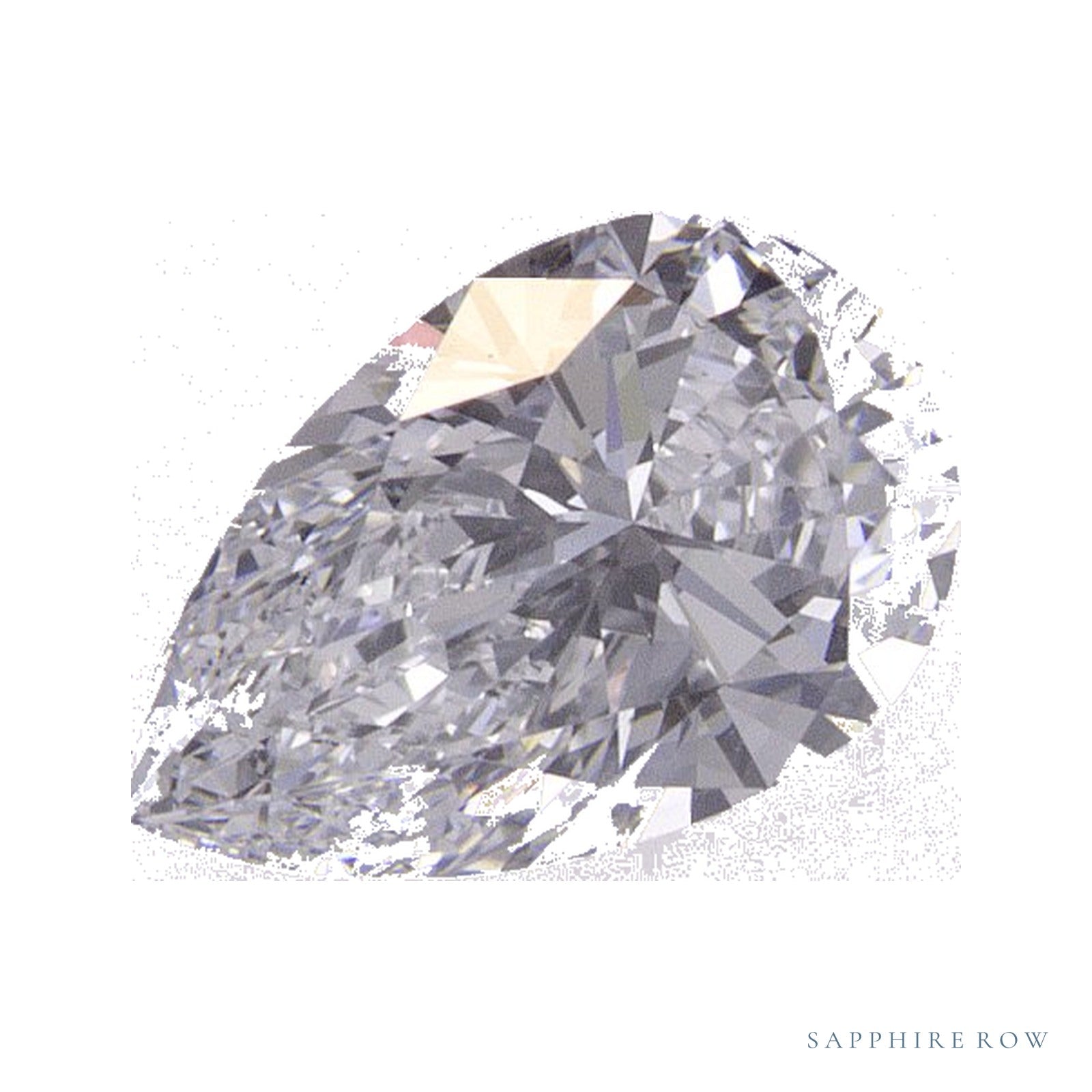 0.87 ct lab-grown diamond, pear cut | Sapphire Row · cut4