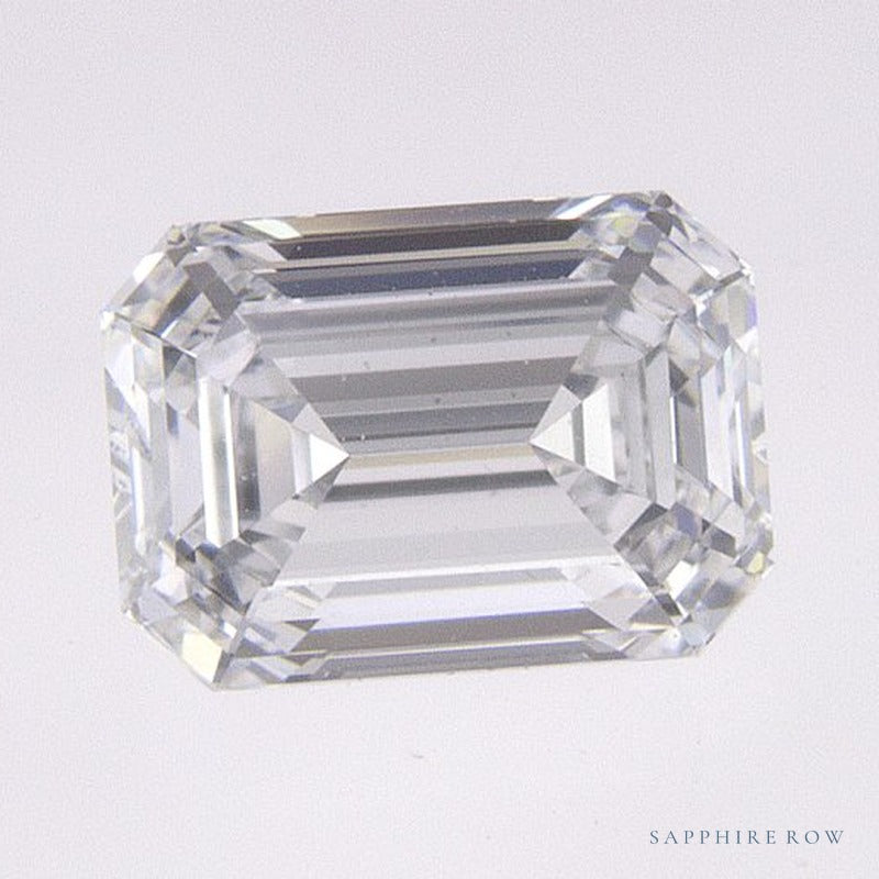 0.87 ct lab-grown diamond, emerald cut | Sapphire Row · cut6