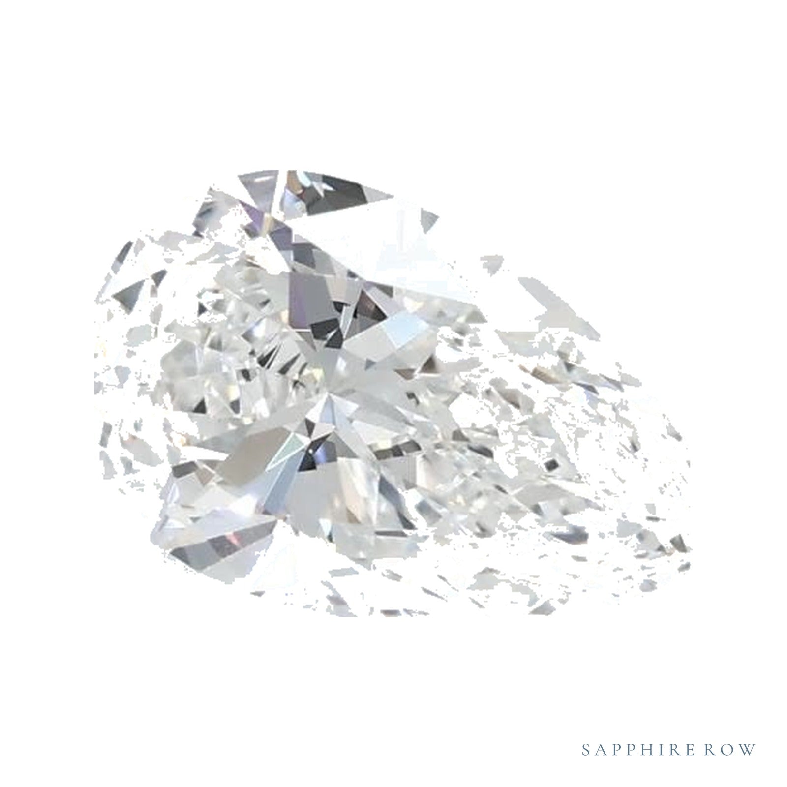0.86 ct lab-grown diamond, pear cut | Sapphire Row · cut4