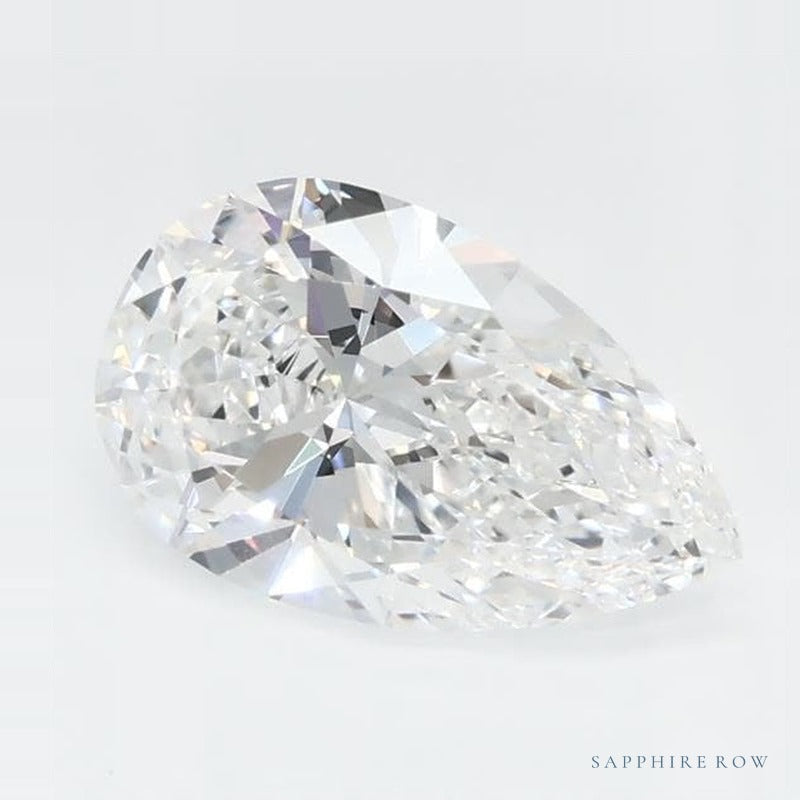 0.86 ct lab-grown diamond, pear cut | Sapphire Row · cut7