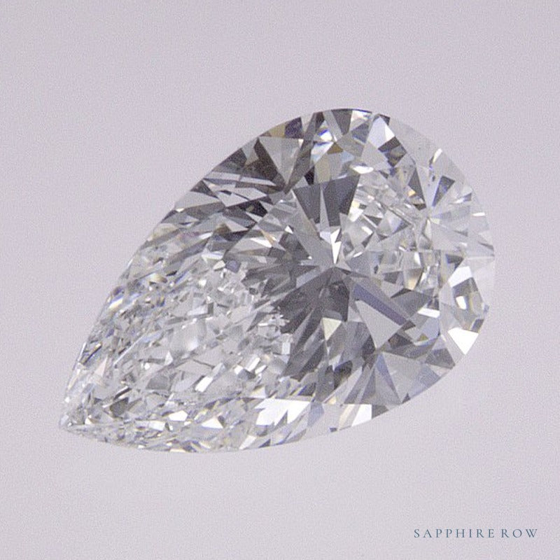 0.86 ct lab-grown diamond, pear cut | Sapphire Row · cut7