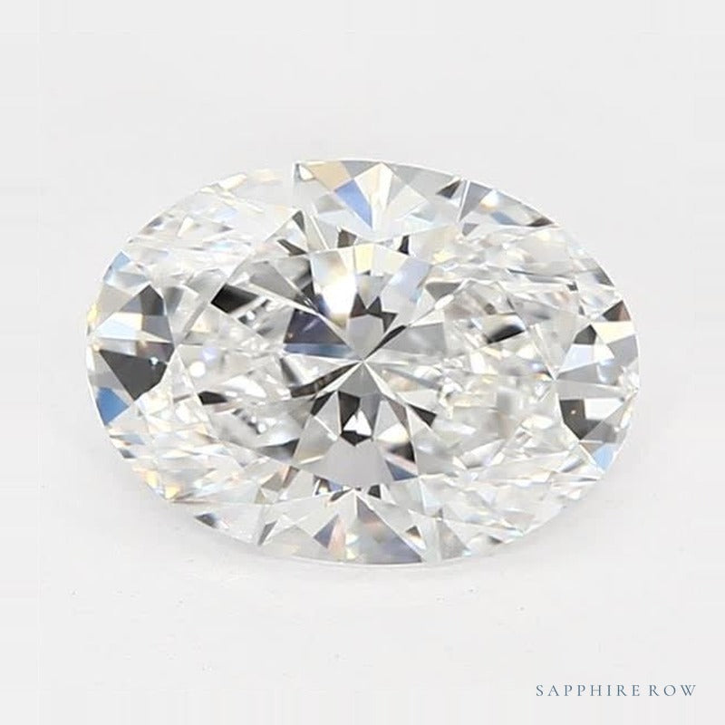 0.86 ct lab-grown diamond, oval cut | Sapphire Row · cut7
