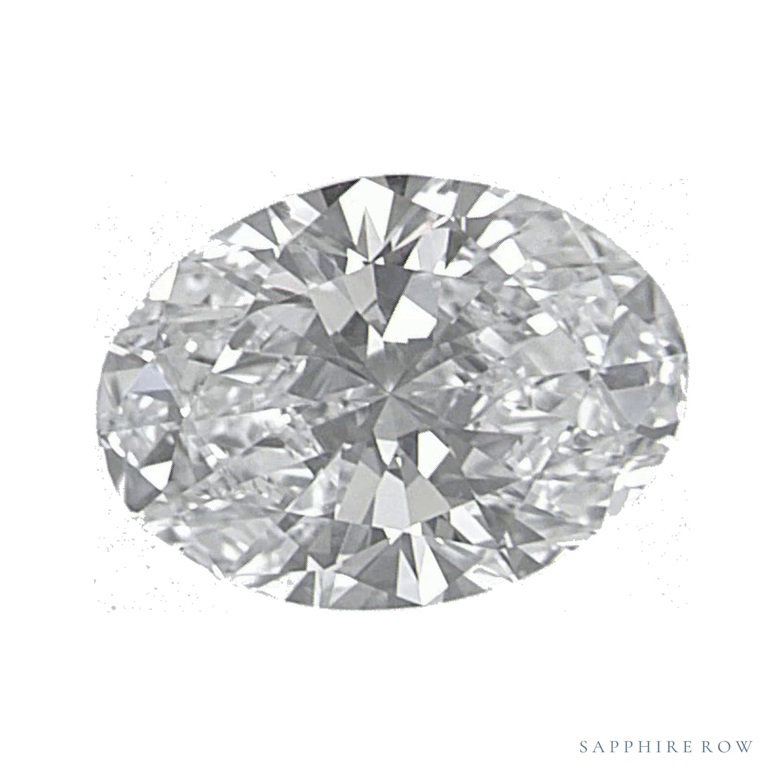 0.85 ct Oval Lab-Grown Diamond – D VS1 — Sapphire Row · cut · cut3 · cut4